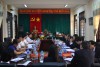 Đoàn Thanh tra của Học viện Chính trị quốc gia Hồ Chí Minh làm việc tại Trường Chính trị Lê Duẩn